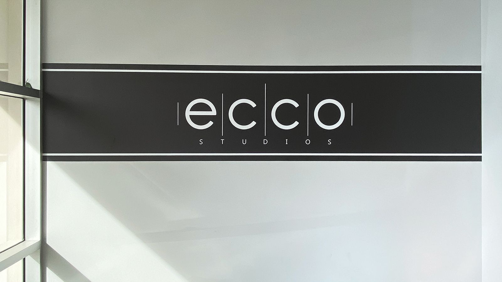 ecco studios office sign