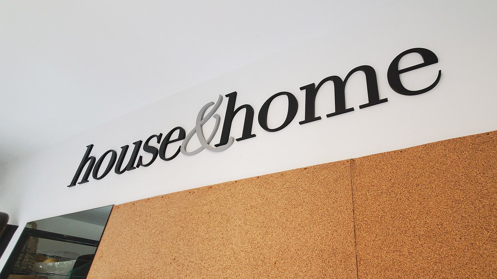 house & home 3d letters