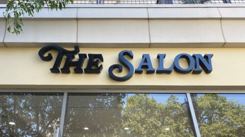 the salon channel letters