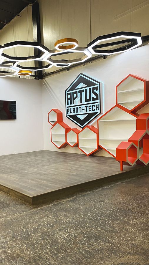 Aptus plant-tech backlit signage