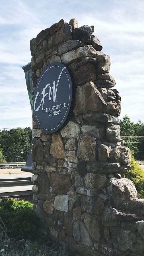 CFW winery monument sign