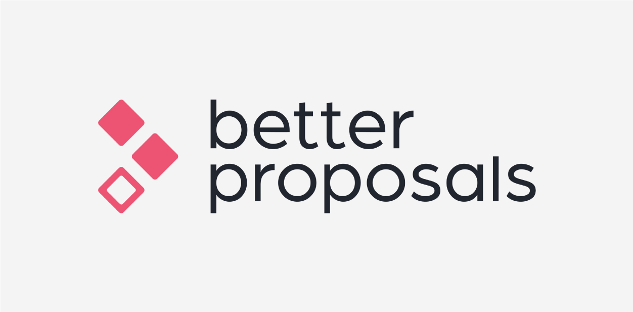 Pink logo color of Better Proposals