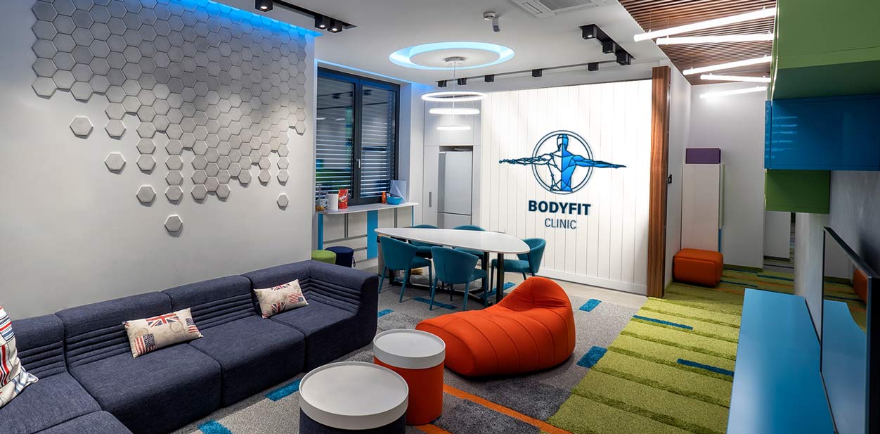 More home, less clinic designs for Bodyfit Clinic Medical center