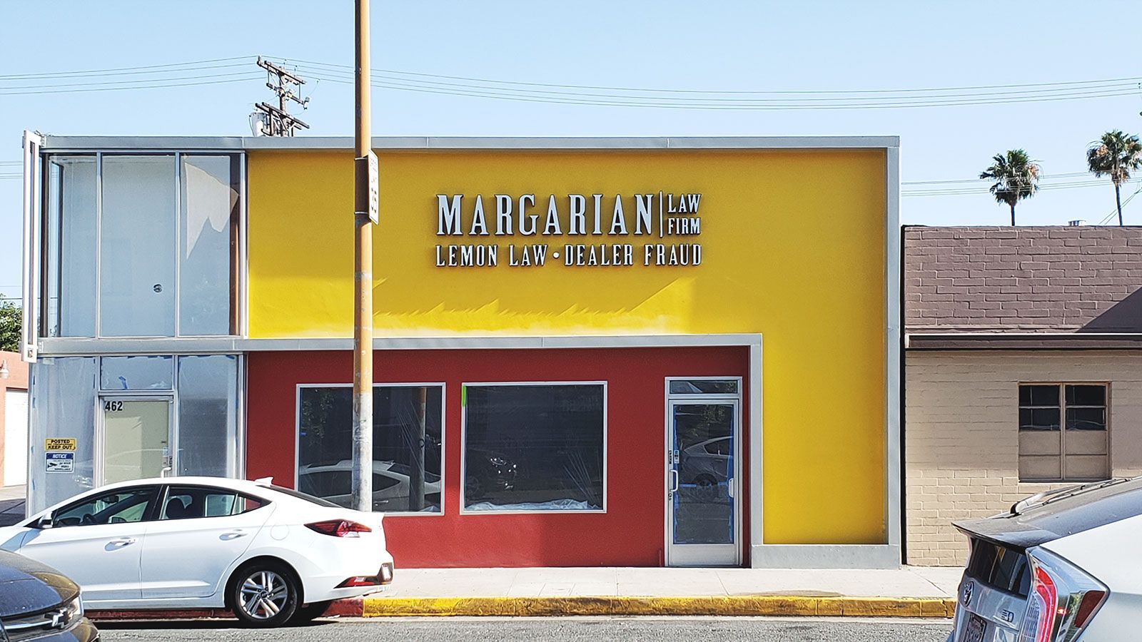 margarian law firm building sign