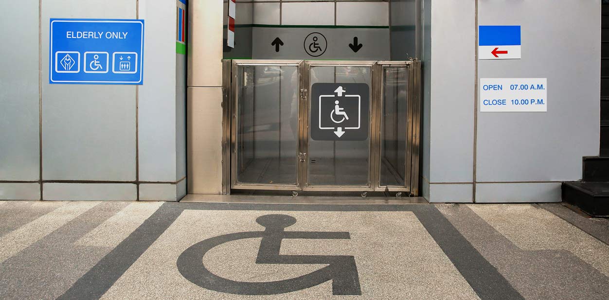 Alt: Medical office floor and elevator designs for disabled