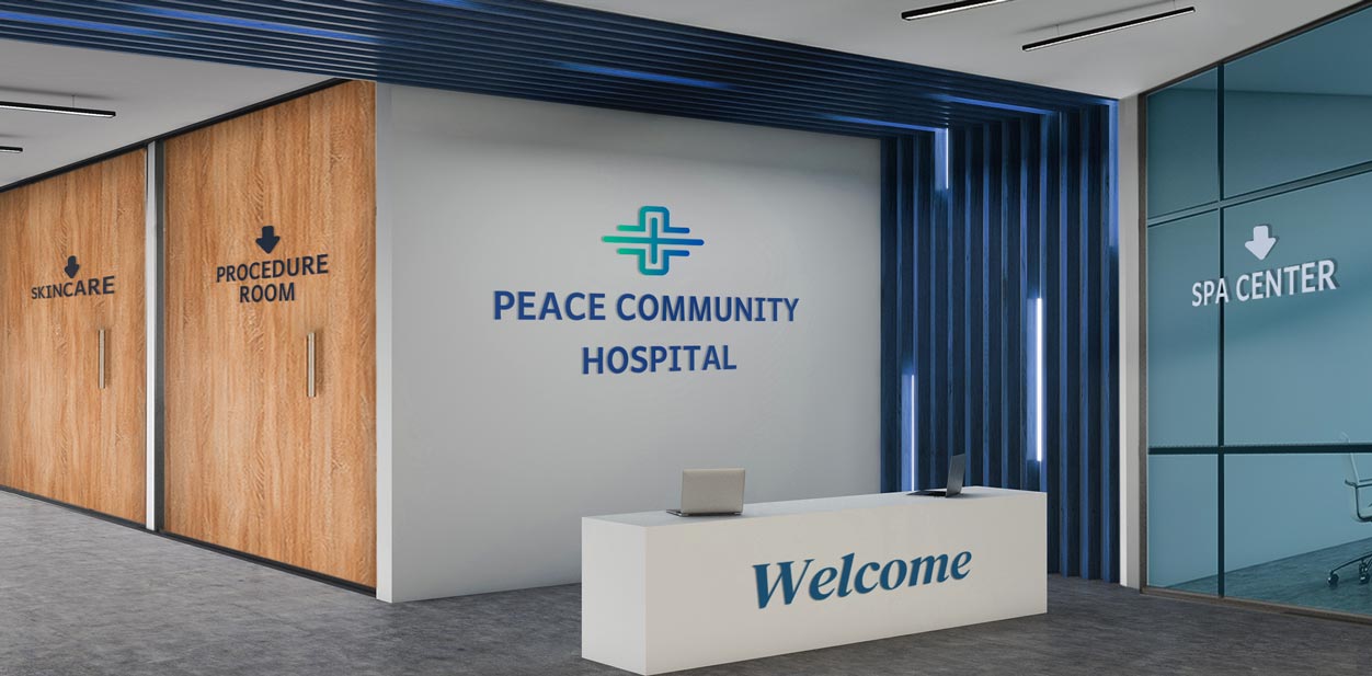 Multifunctional medical center designs for Peace Community Hospital