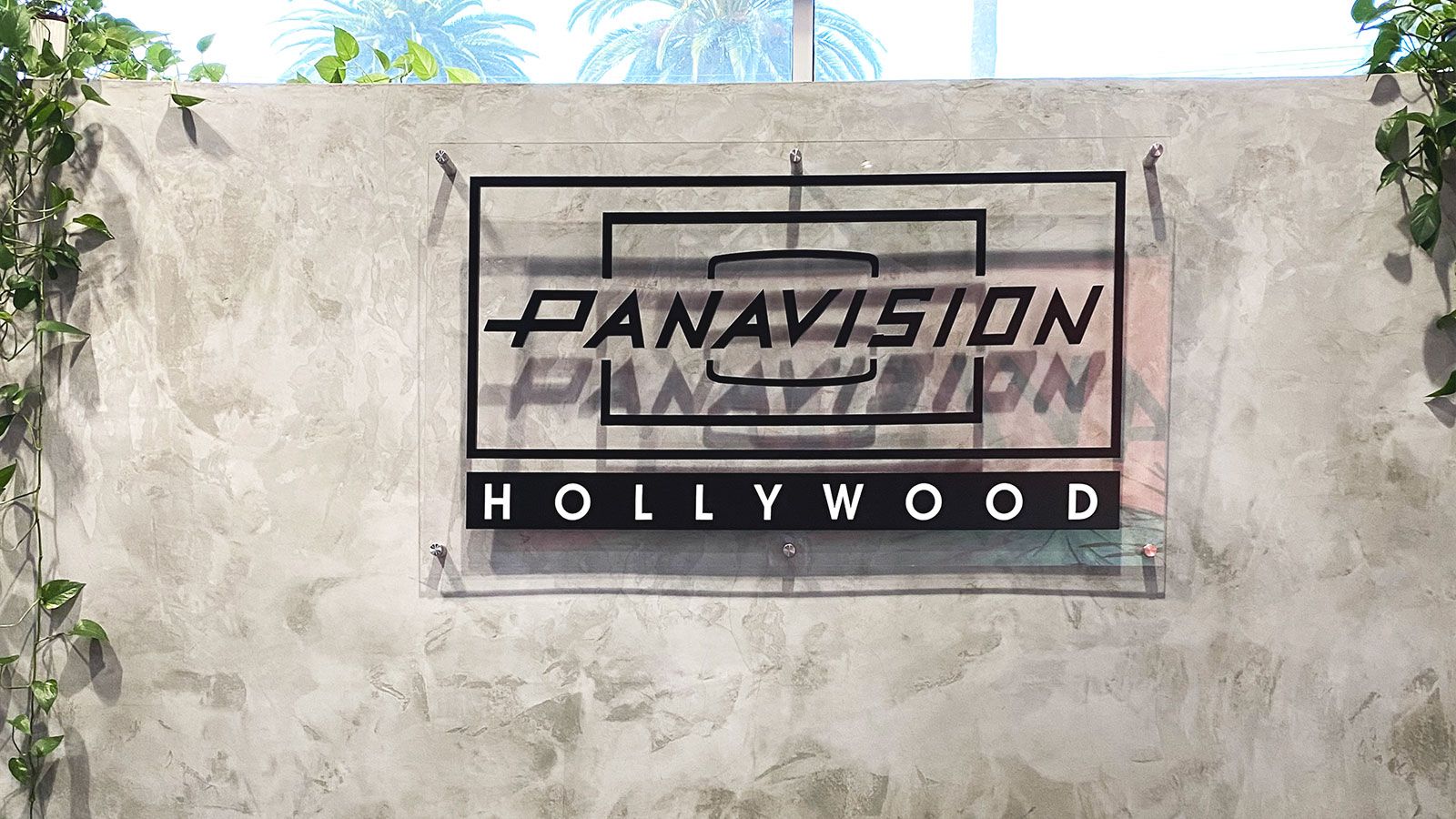panavision hollywood office acrylic sign