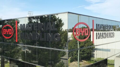 BYD high rise sign