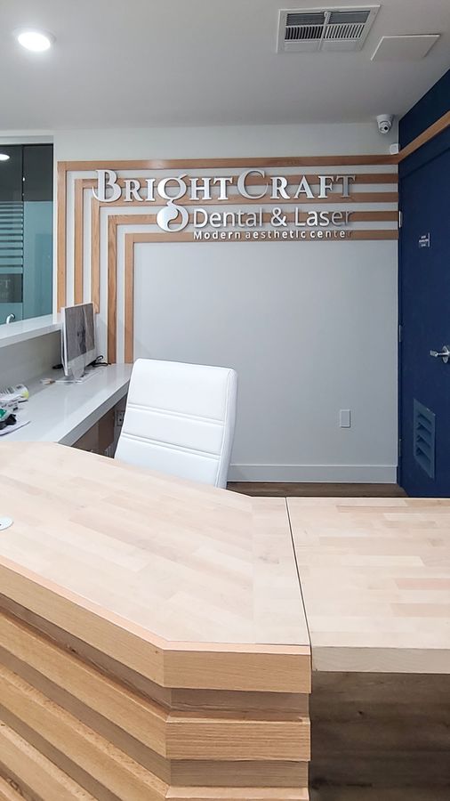 Bright Craft reception sign