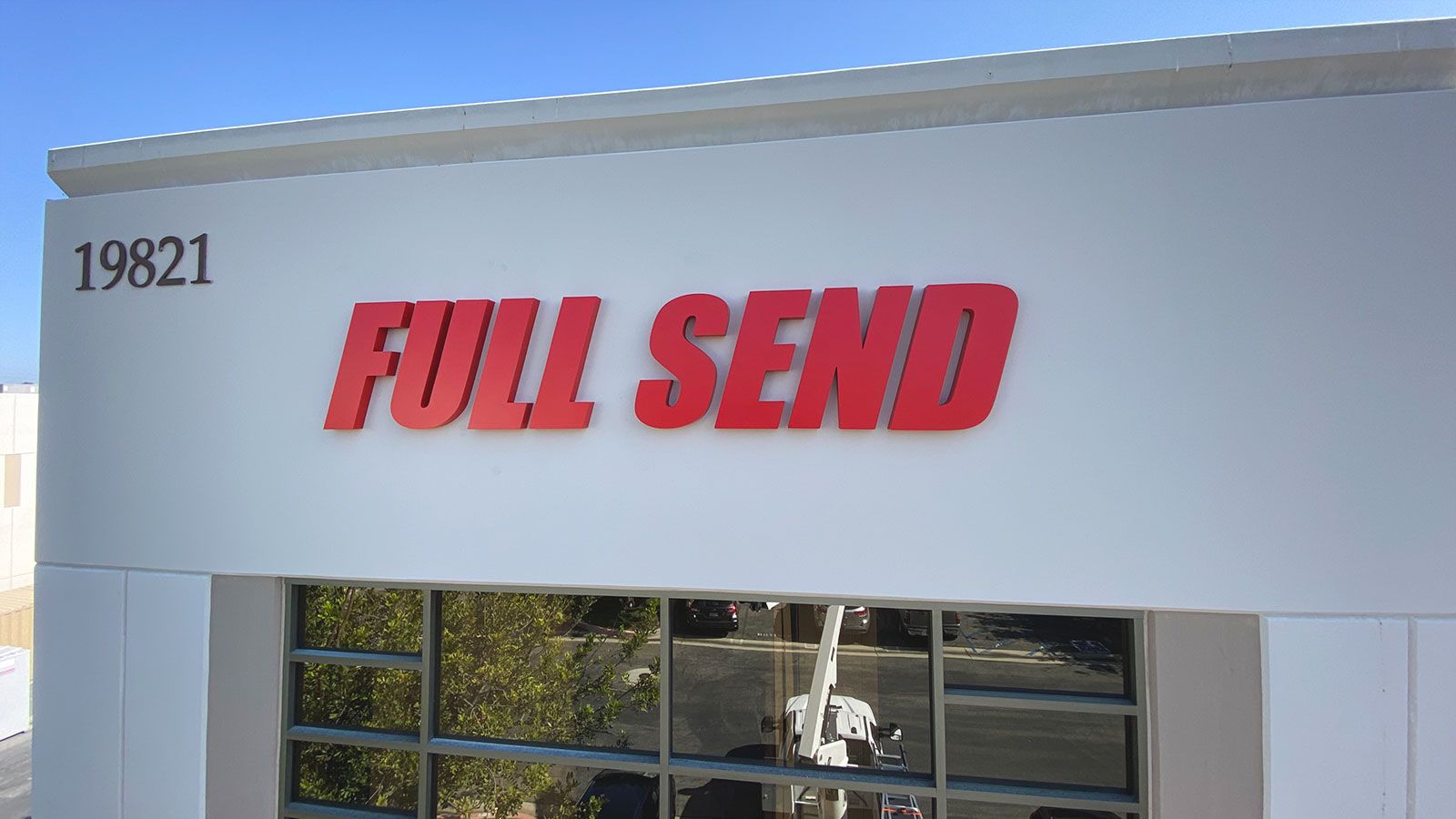 Full Send 3D letters
