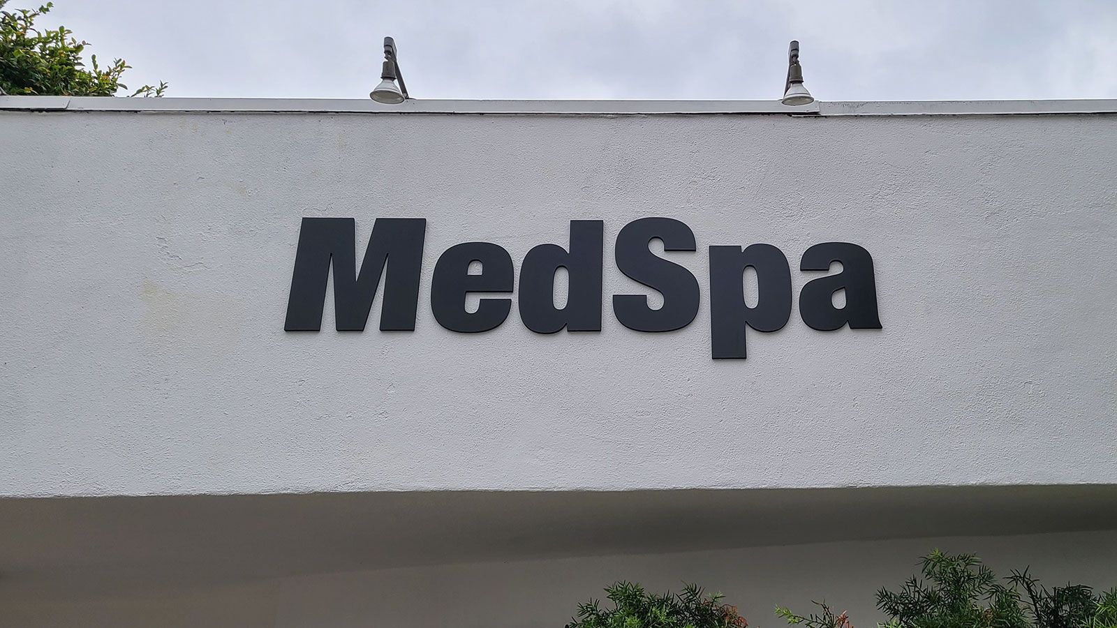 Medspa PVC building sign