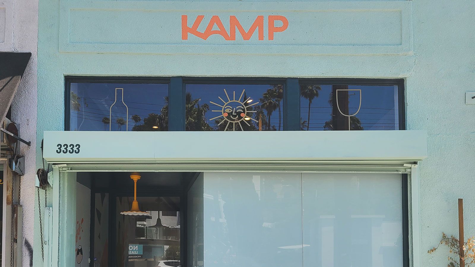 Summer Kamp storefront decals