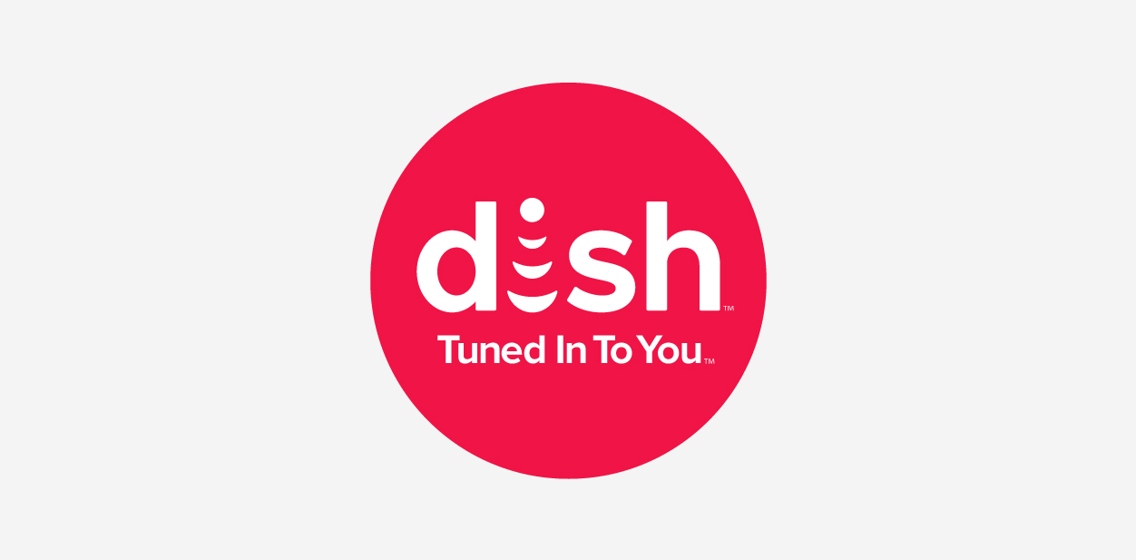 Dish logo in a round shape