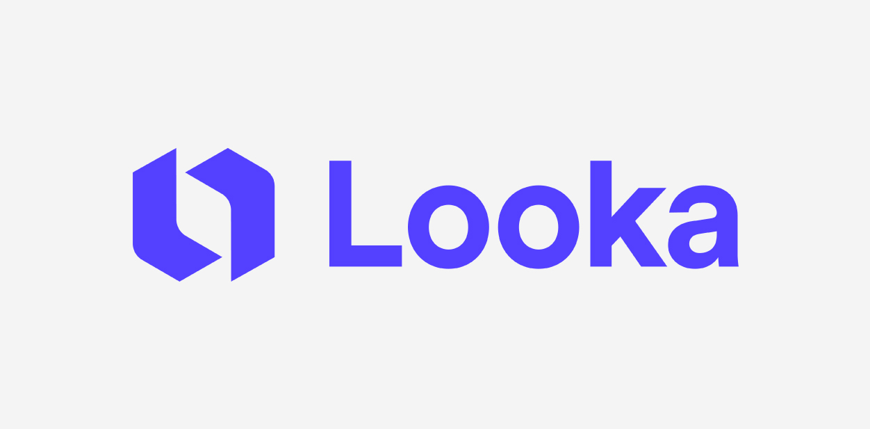 Looka logo in modern color scheme