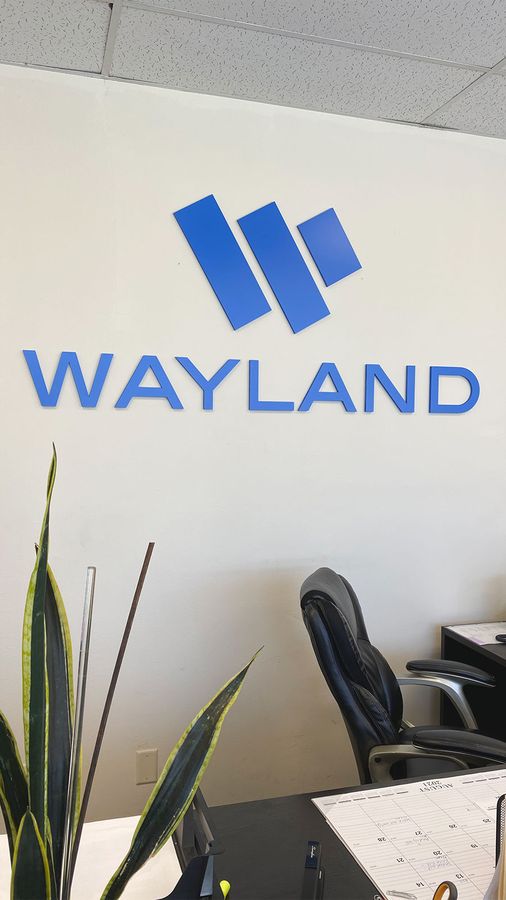 wayland office 3D letters