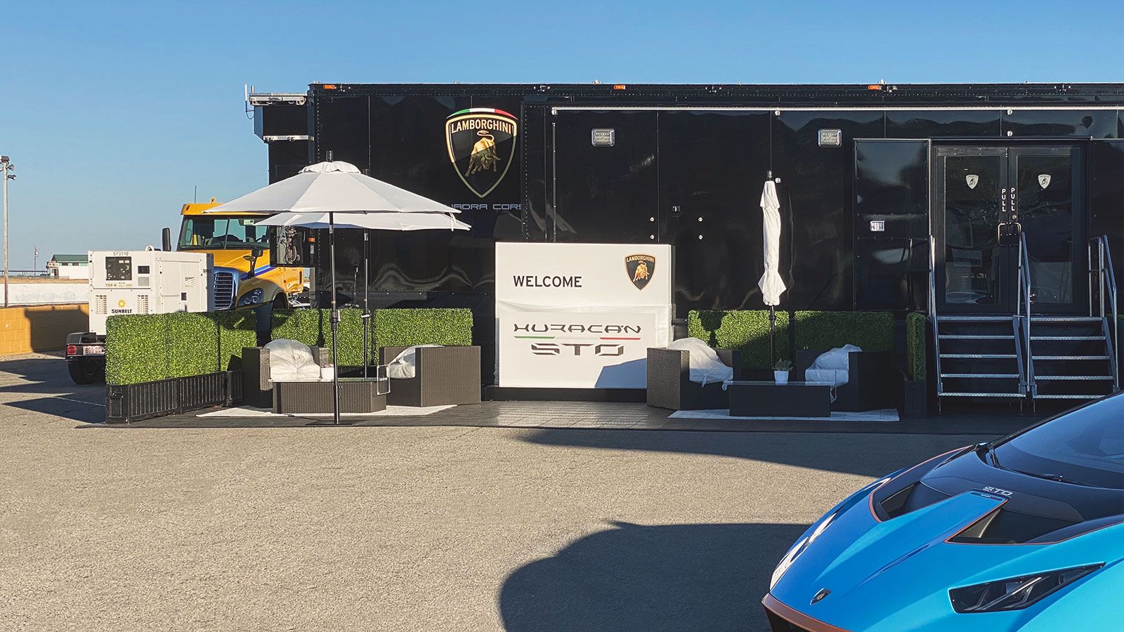 Lamborghini aluminum display