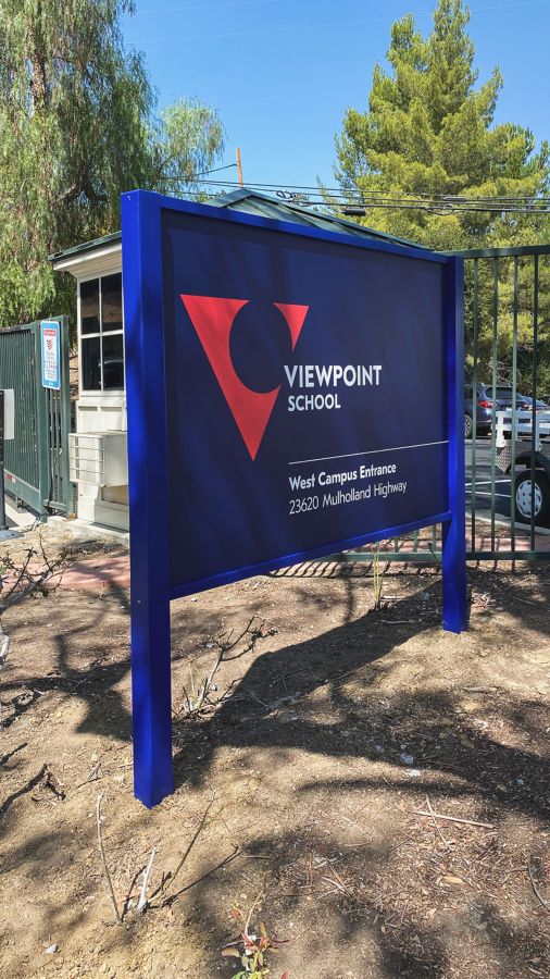Viewpoint school outdoor sign