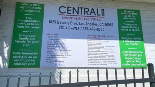 central adhc vinyl banner