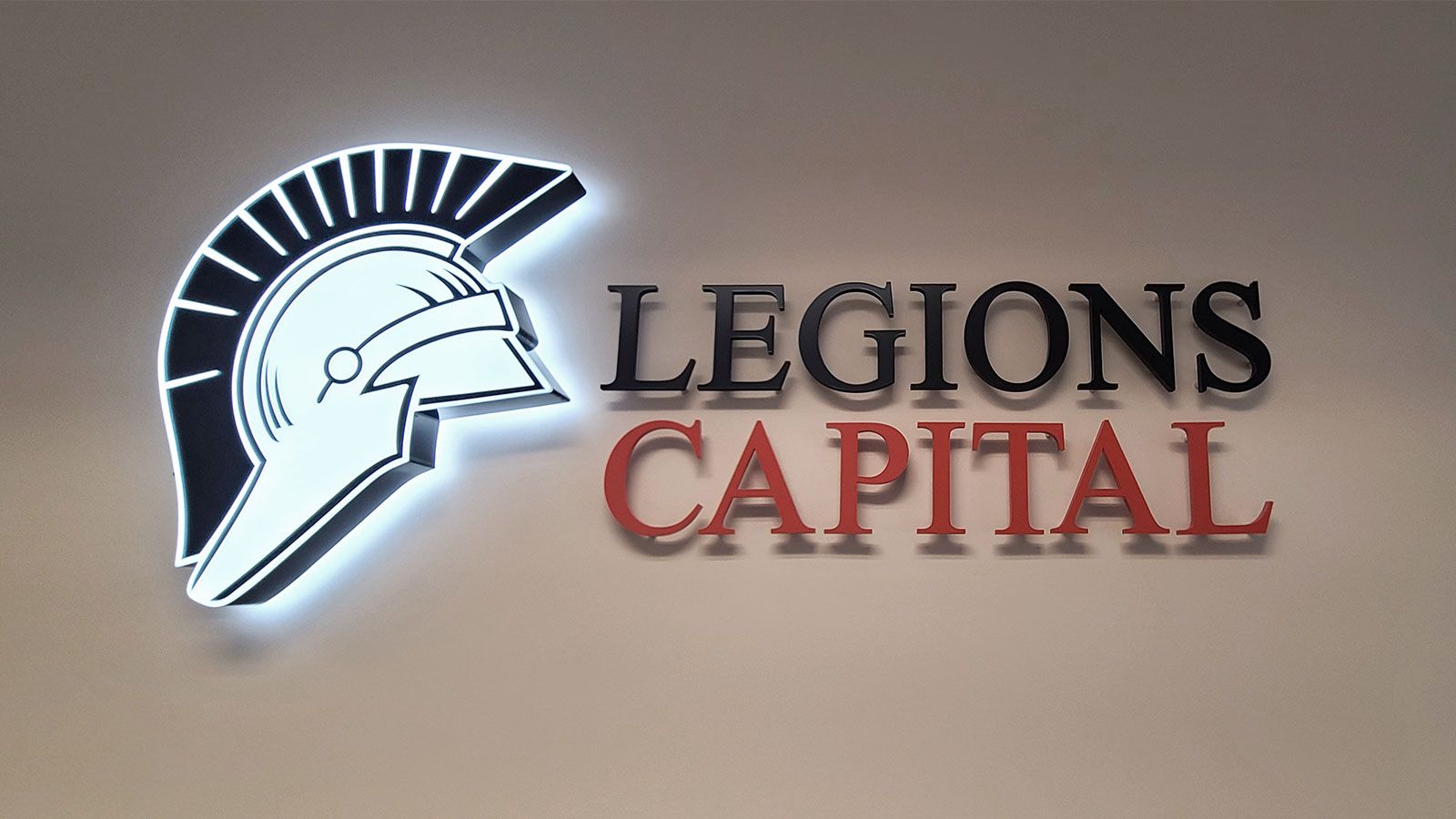 legions capital 3d sign