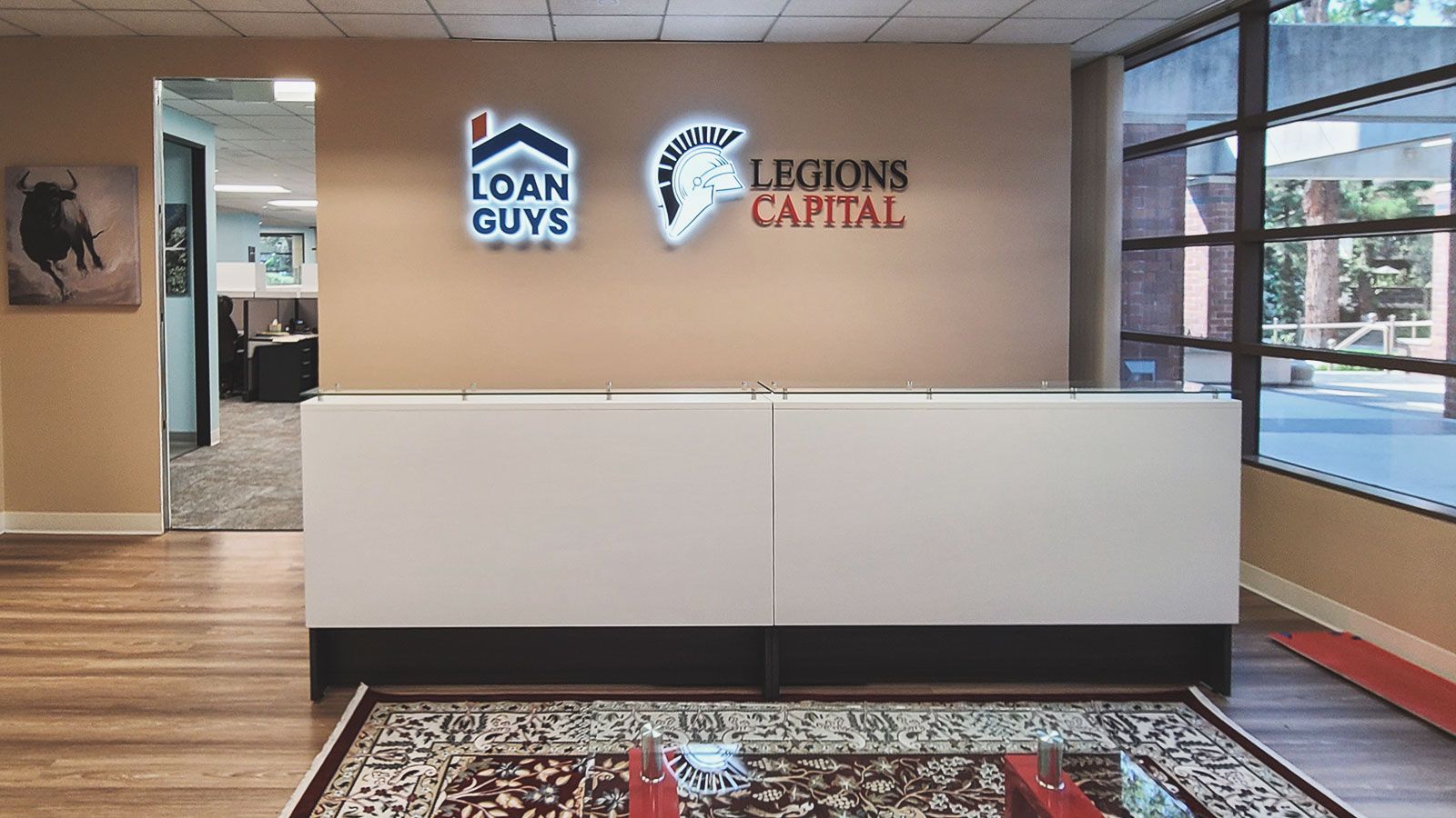 loan guys office signs