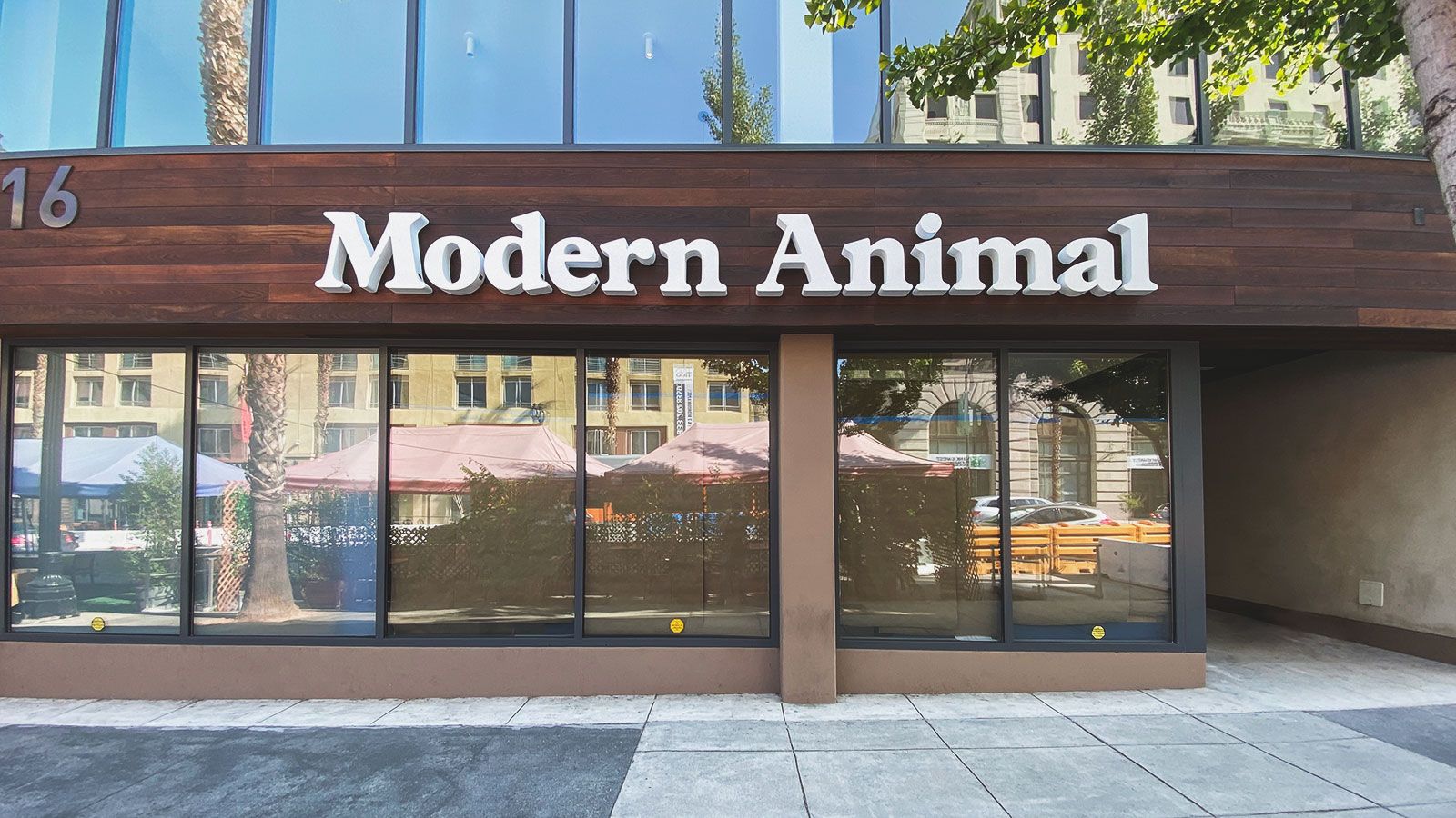 modern animal reverse channel letters