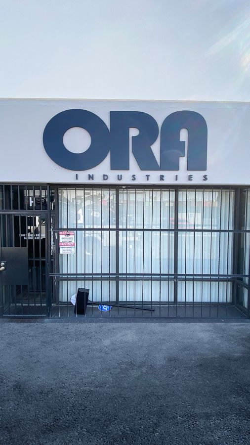 ora industries building sign