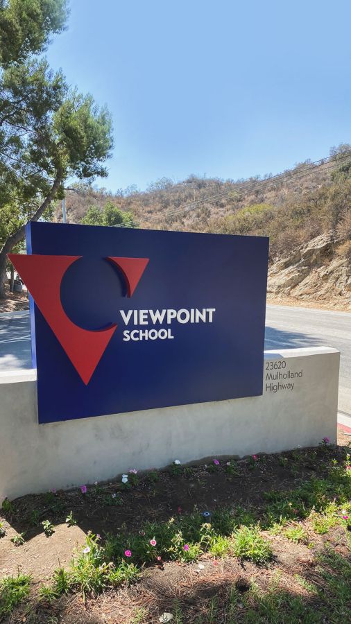 viewpoint school monument sign