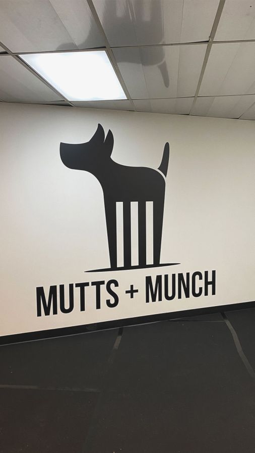 Mutts and Munch indoor wall decal