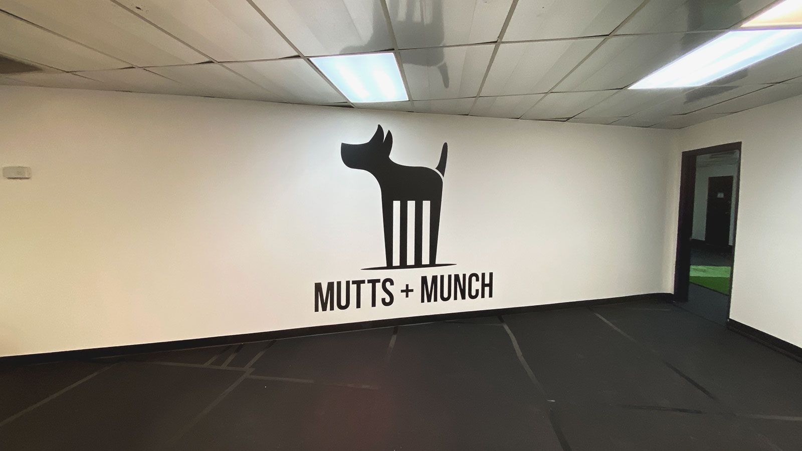 Mutts and Munch wall decal