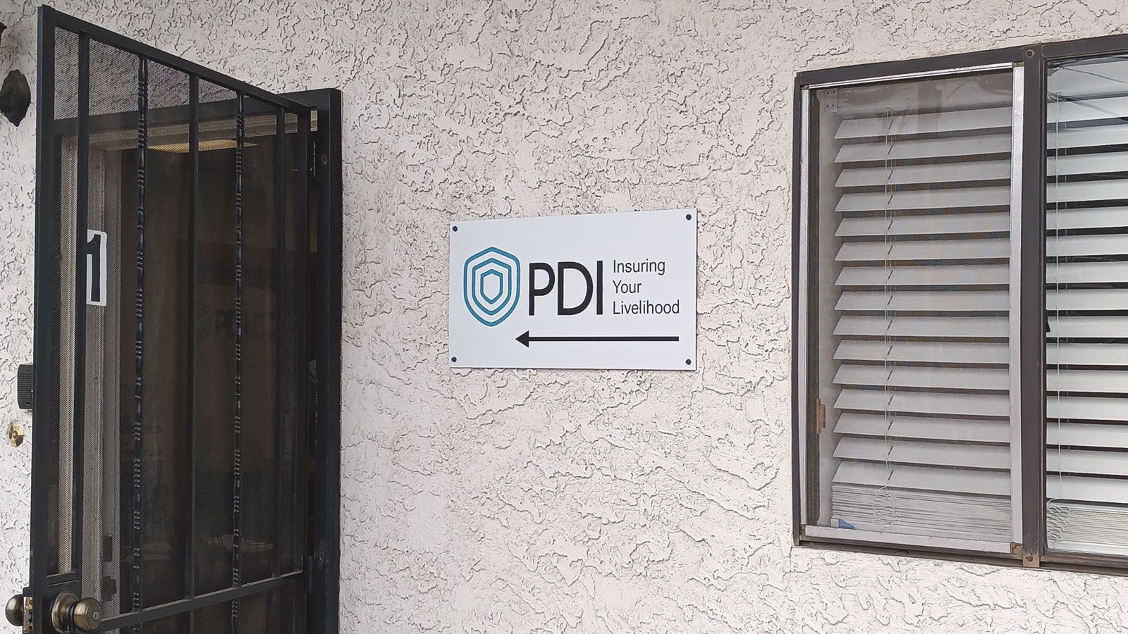 PDI dibond sign