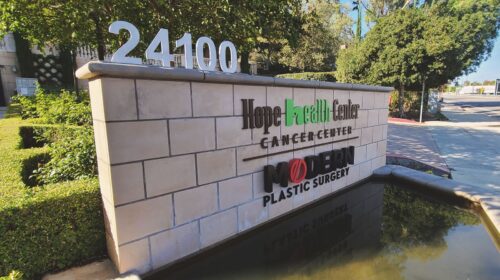 hope health center monument sign