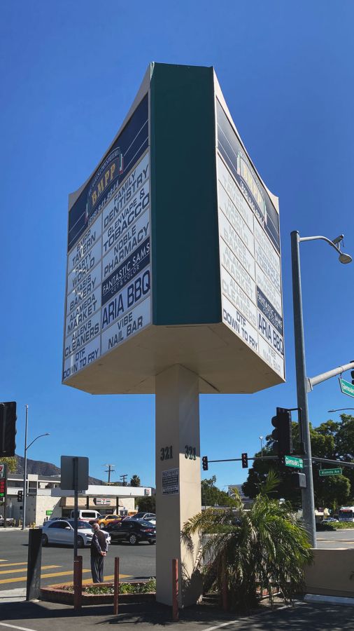 Aria BBQ pylon face replacement