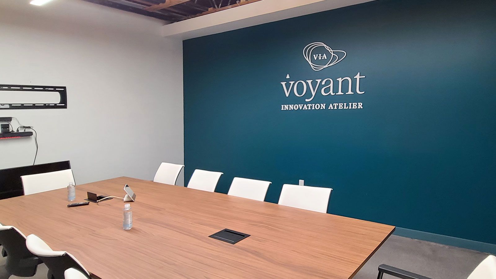 Voyant acrylic sign