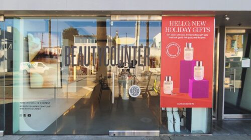 beautycounter vinyl window decals