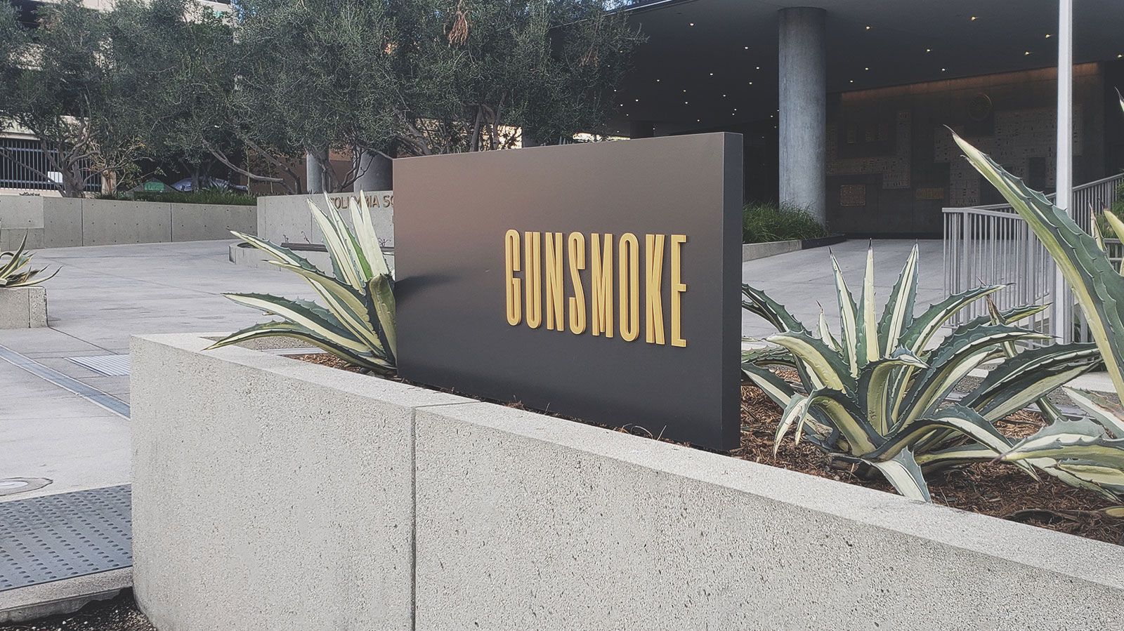 gunsmoke monument sign