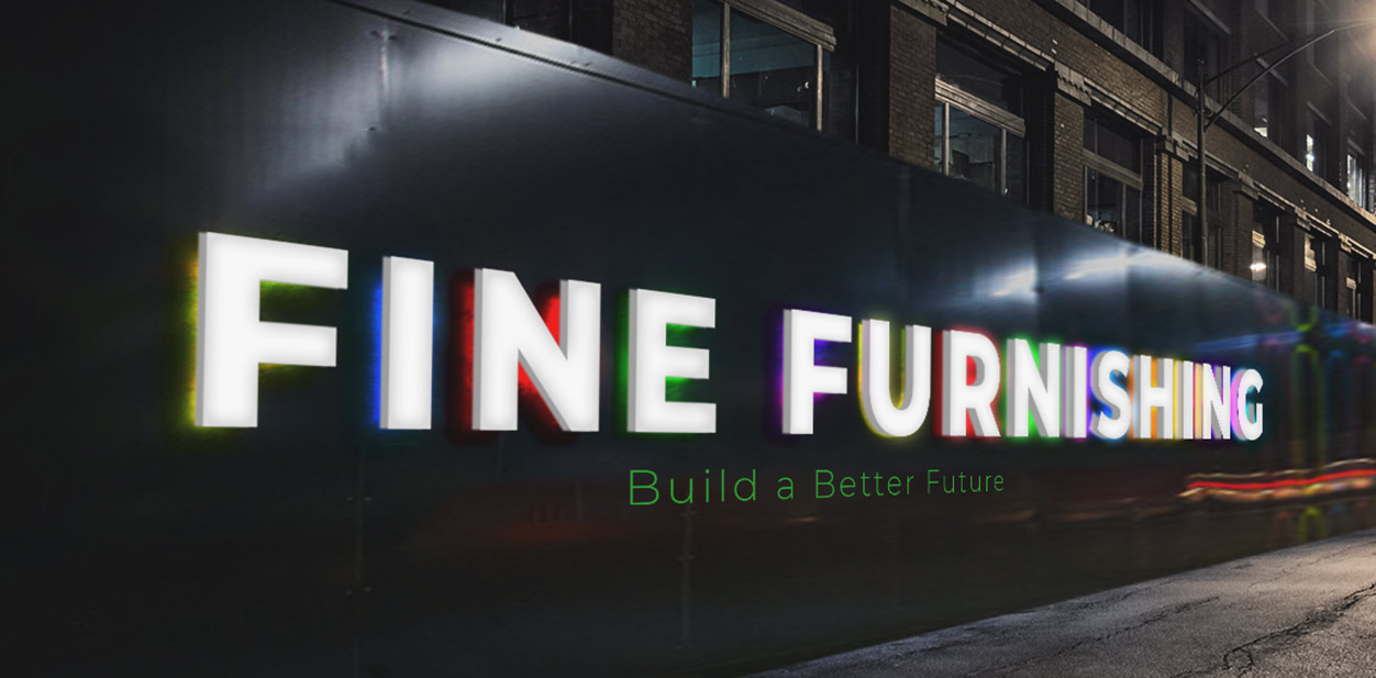 Big lighted hoarding advertising board installed along the pavement