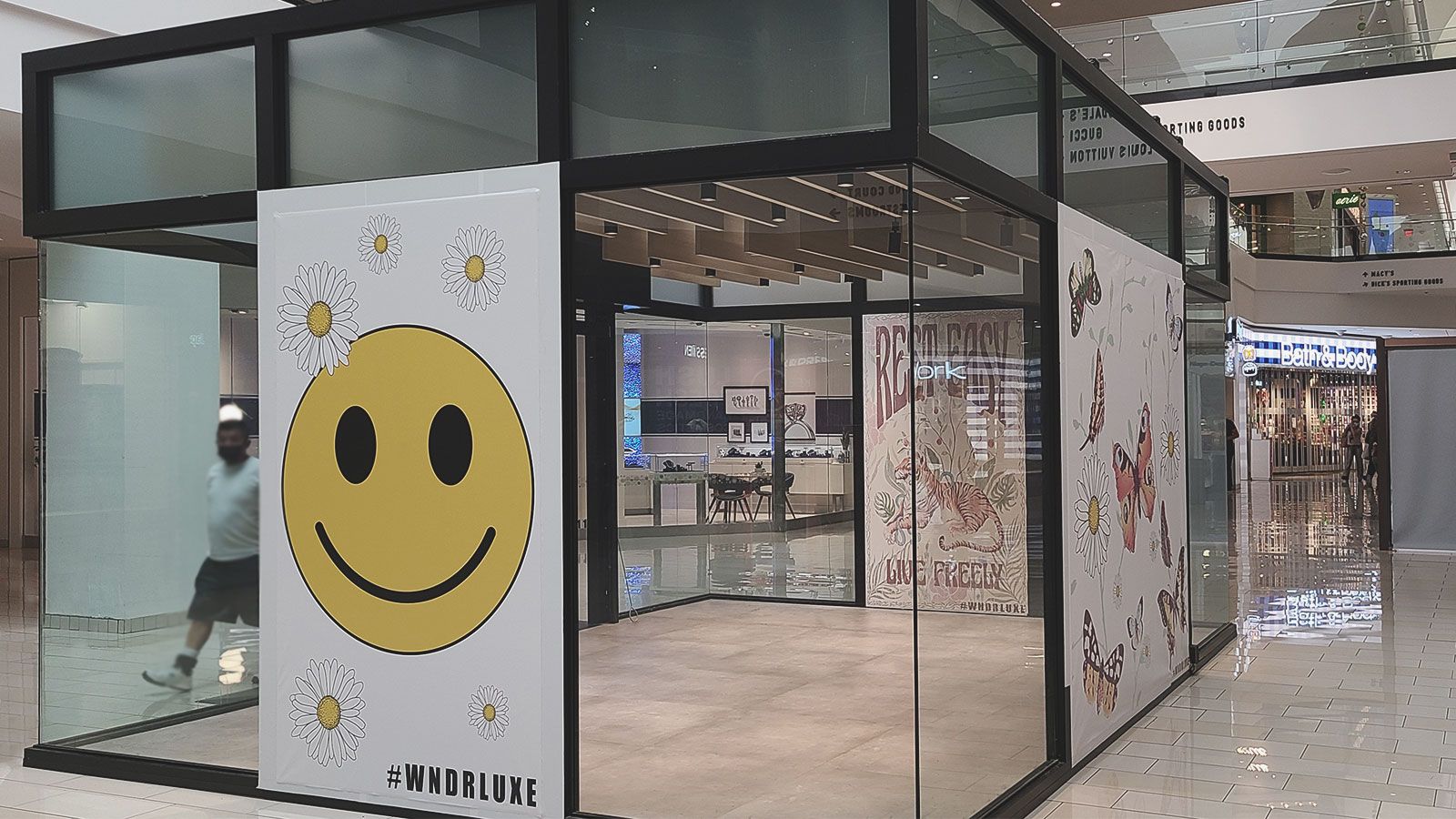 wndr luxe store window decals