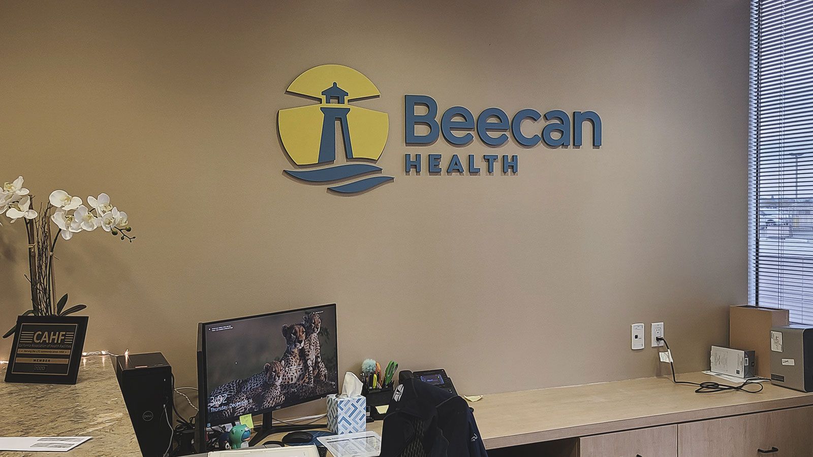 Beecan Health office sign