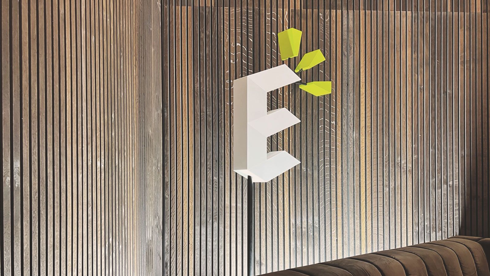 Encore aluminum 3D letter