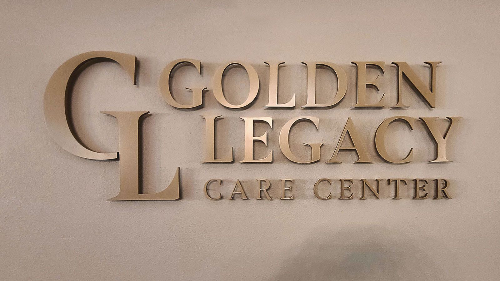 Golden Legacy 3D letters