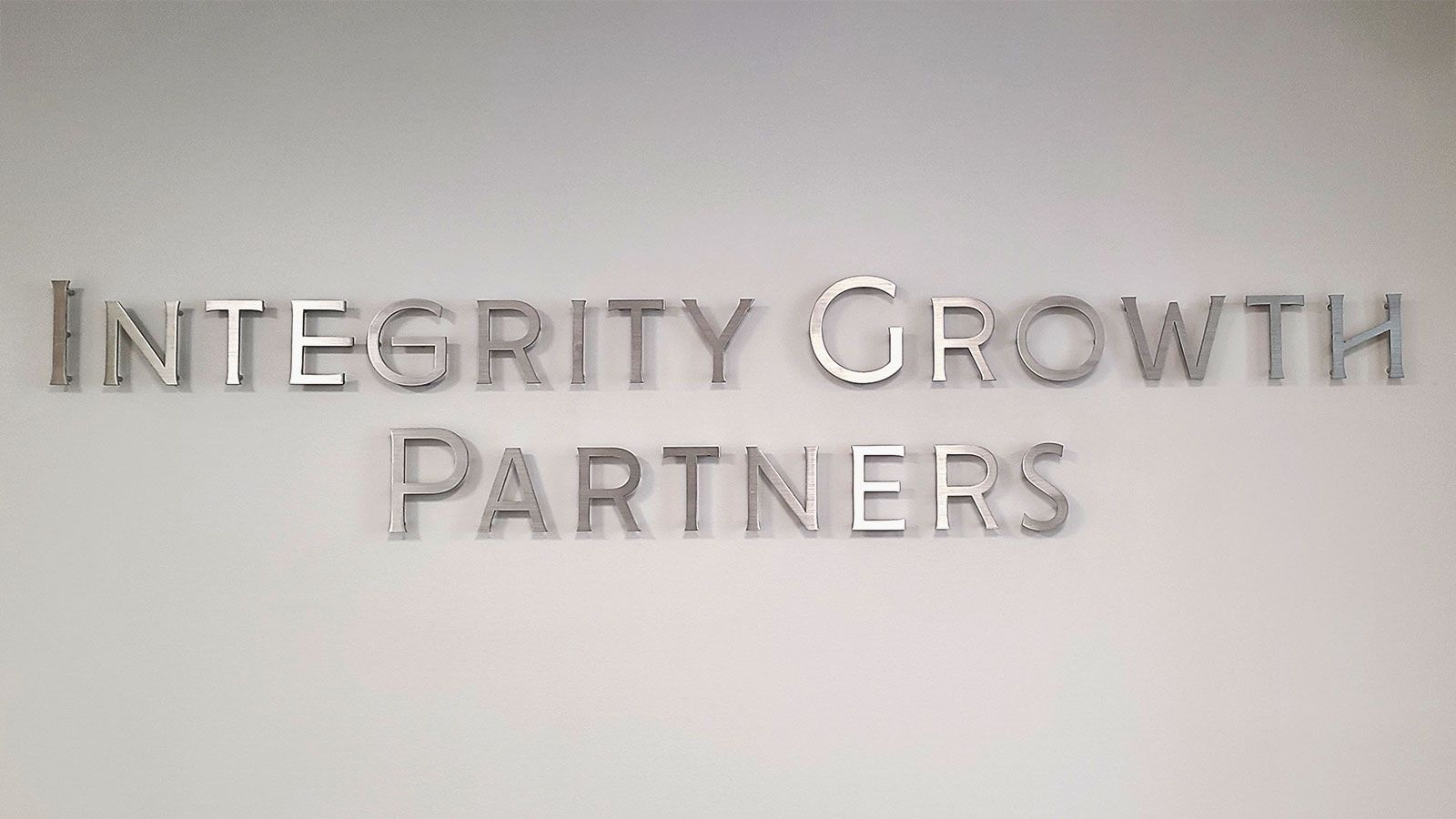 Integrity growth partners 3D letters