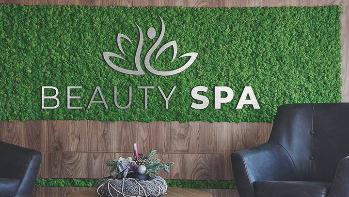 beauty spa branding sign