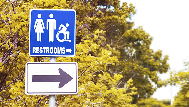 outdoor informational wayfinding signs