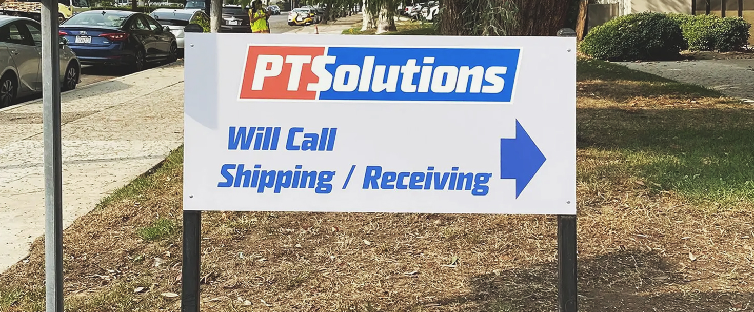 Wayfinding Signage Directional Signs Los Angeles, US Wide Front Signs