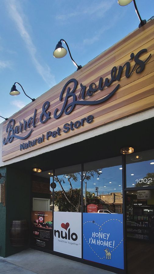 Barrel and browns 3d letters