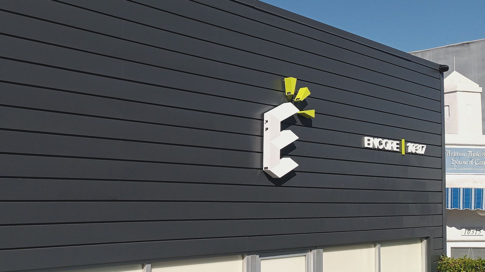 Encore high rise 3D signs