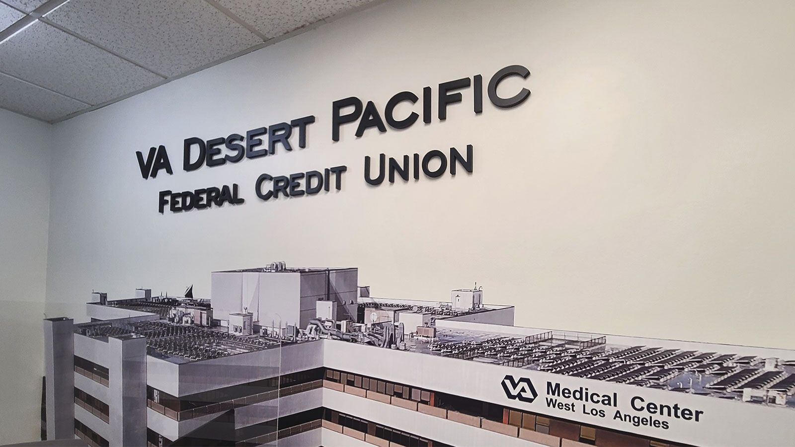 VA Desert Pacific 3D letters
