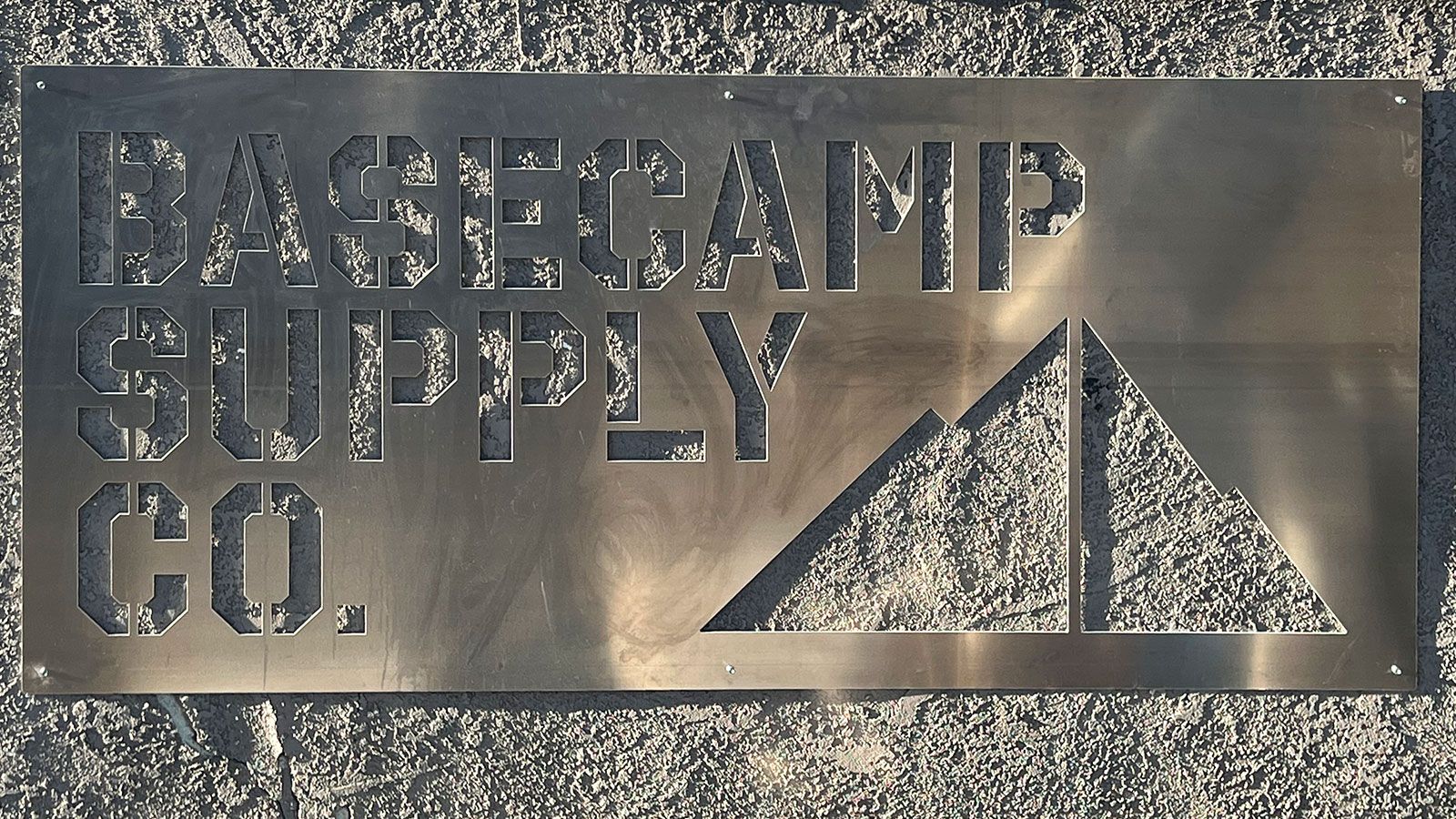 basecamp supply sign installation