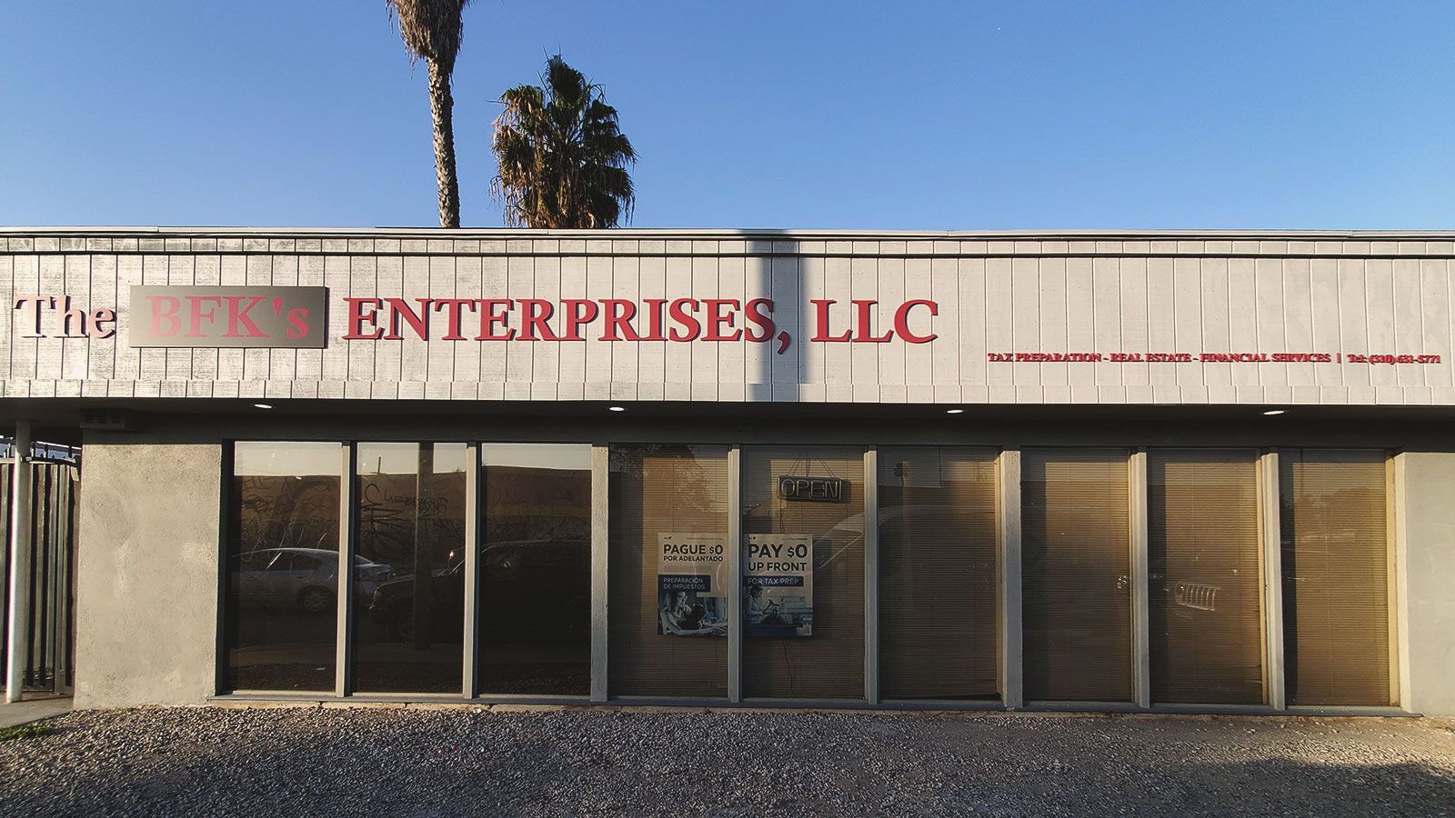 bfk's enterprises 3D letters