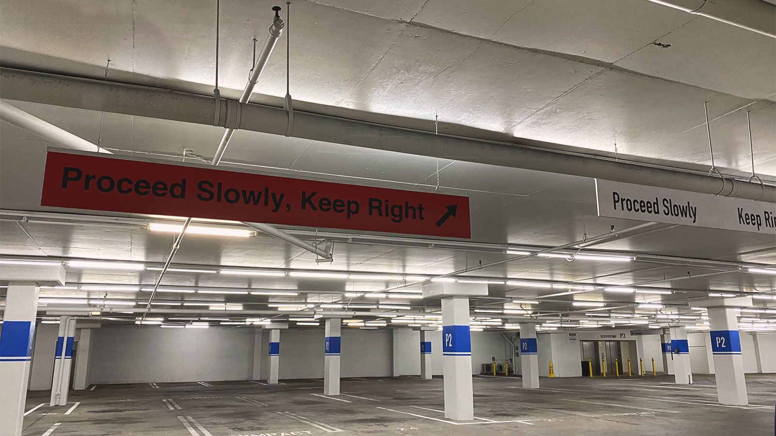 coreland companies parking directional signs